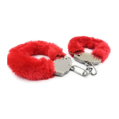 Esposas con Peluche Rojo Esposas con Peluche Rojo