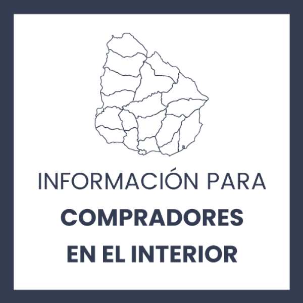 Información para compradores en el Interior del país