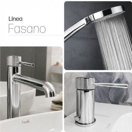Juego Grifería Lavatorio Alto Bidet Y Ducha CROMO