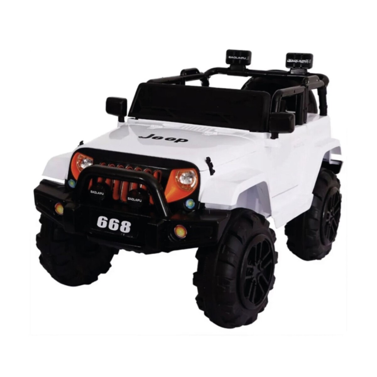Jeep a batería para Niños - Blanco 
