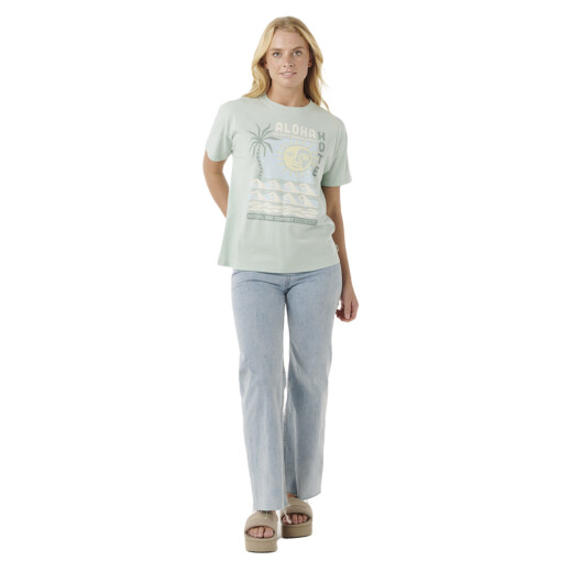Remera Rip Curl Aloha Hotel Relaxed Tee - Verde Remera Rip Curl Aloha Hotel Relaxed Tee - Verde
