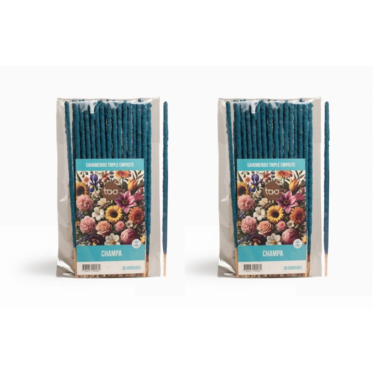 INCIENSO TAO TRIPLE EMPASTE SAGRADA MADRE - 2 PACK X30 - Champa 