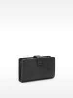 Cartera De Textura M negro