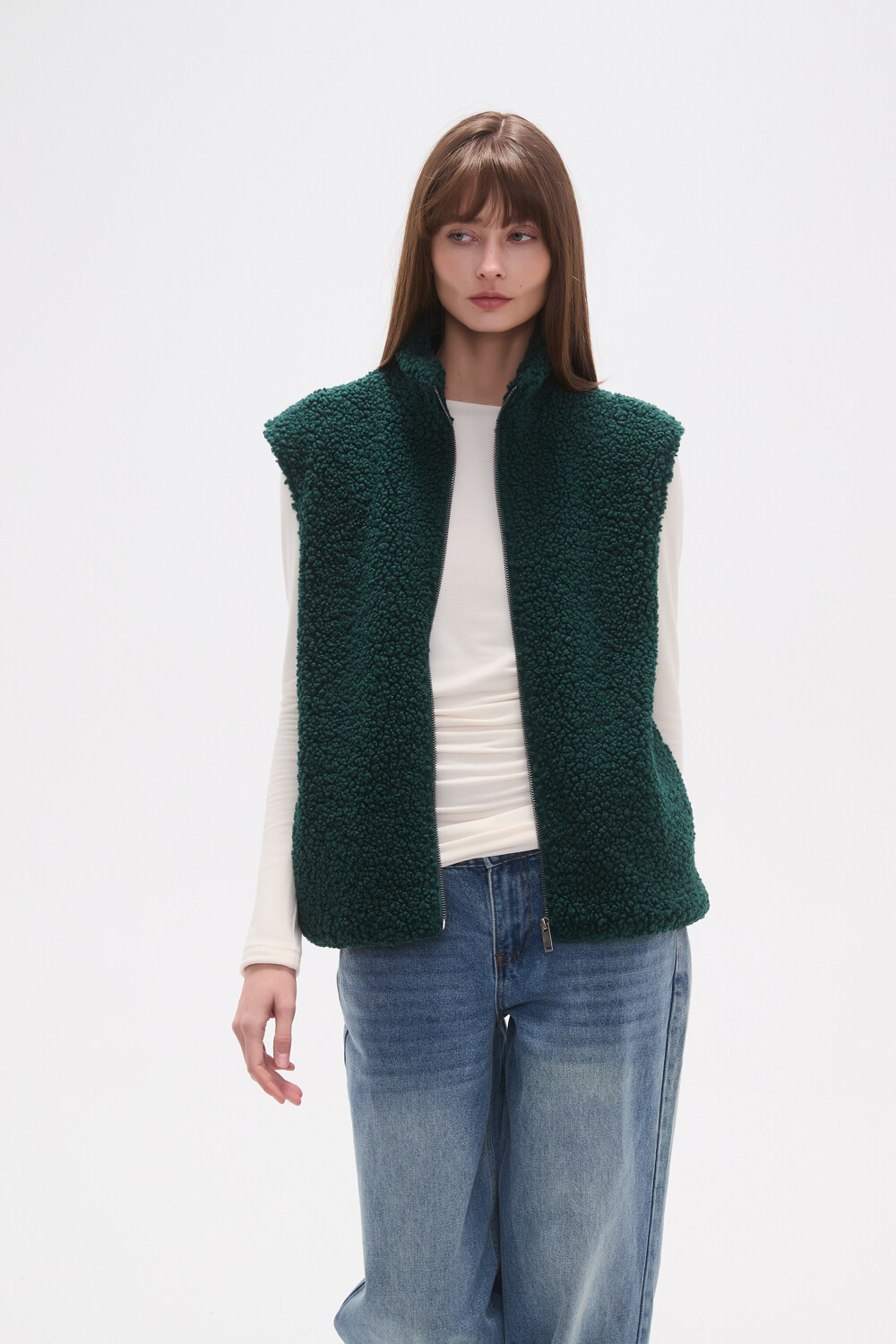 Chaleco Intan Petroleo Oscuro