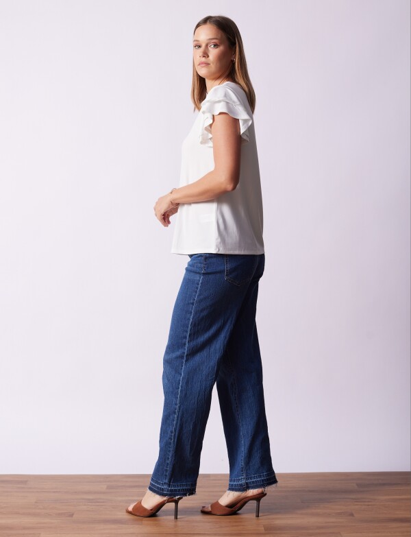Blusa Volados CRUDO