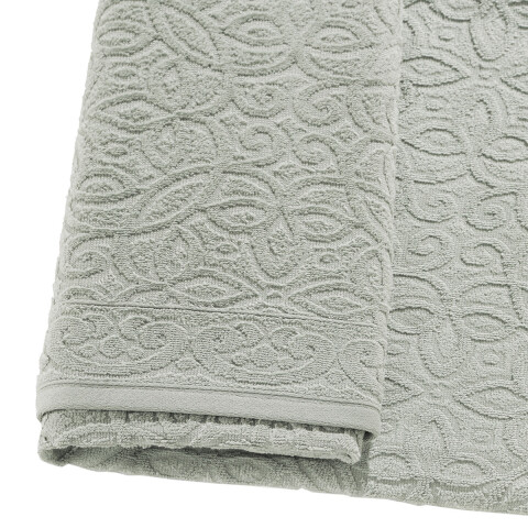 Toalla Baño Dohler Jacquard Provenza 70 x 140 cm 100% Algodón VERDE CLARO
