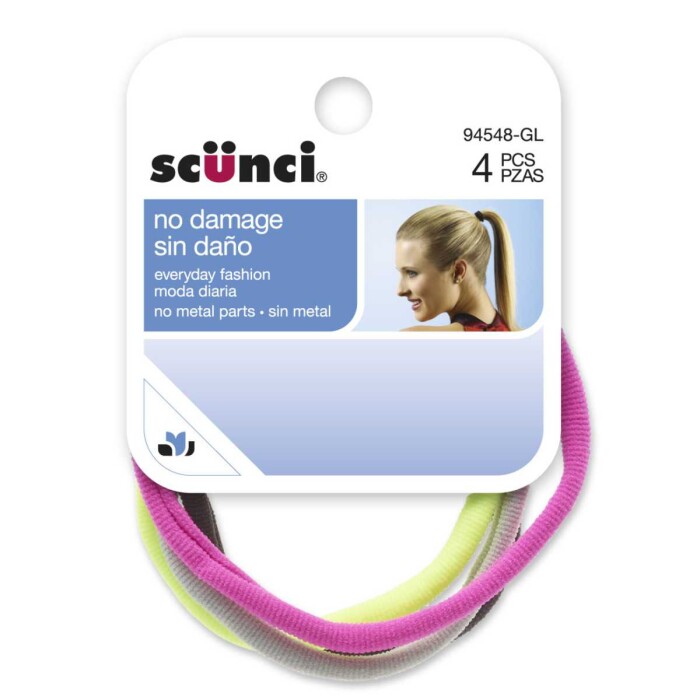 SCUNCI ELÁSTICOS GRANDES COLOR PASTEL BL única