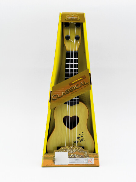 GUITARRA CORAZON BEIGE