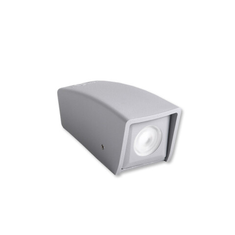 Aplique LED rectangular gris IP67 G9 inc. MAMETE FL0962