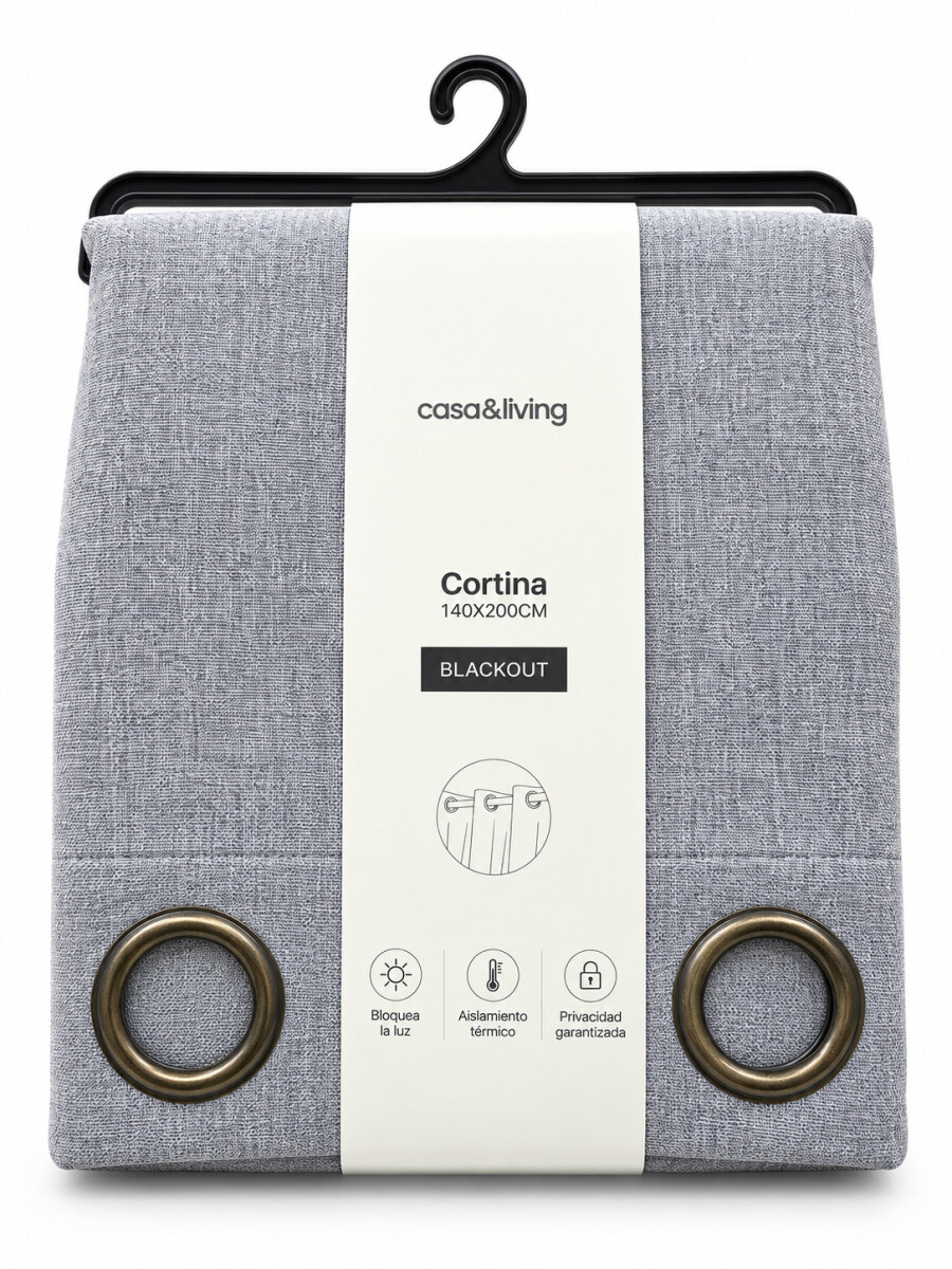 CORTINA BLACK OUT - GRIS 