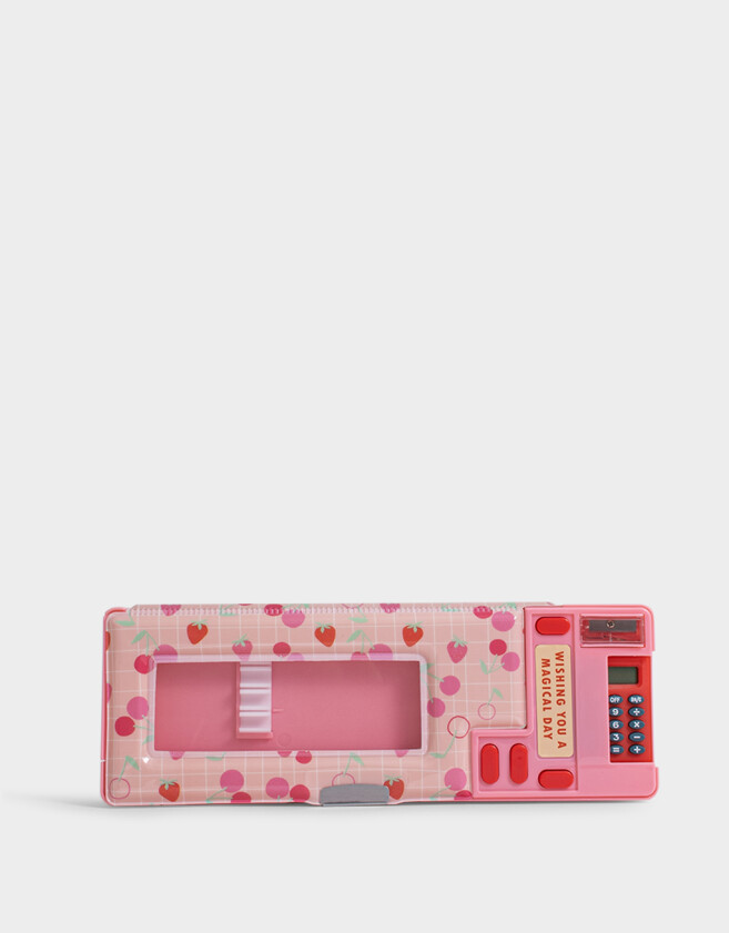 Cartucheras Estampados Cartuchera Retro Imantada - Rosa Claro