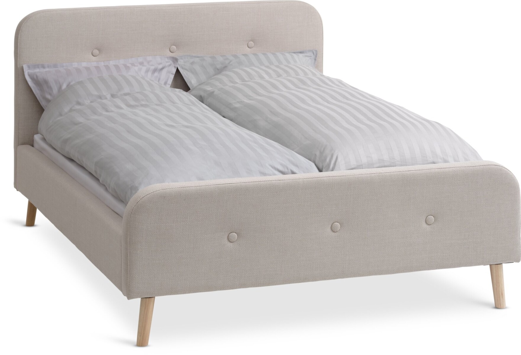 Estructura cama KONGSBERG 2 Plazas 140x200 beige 