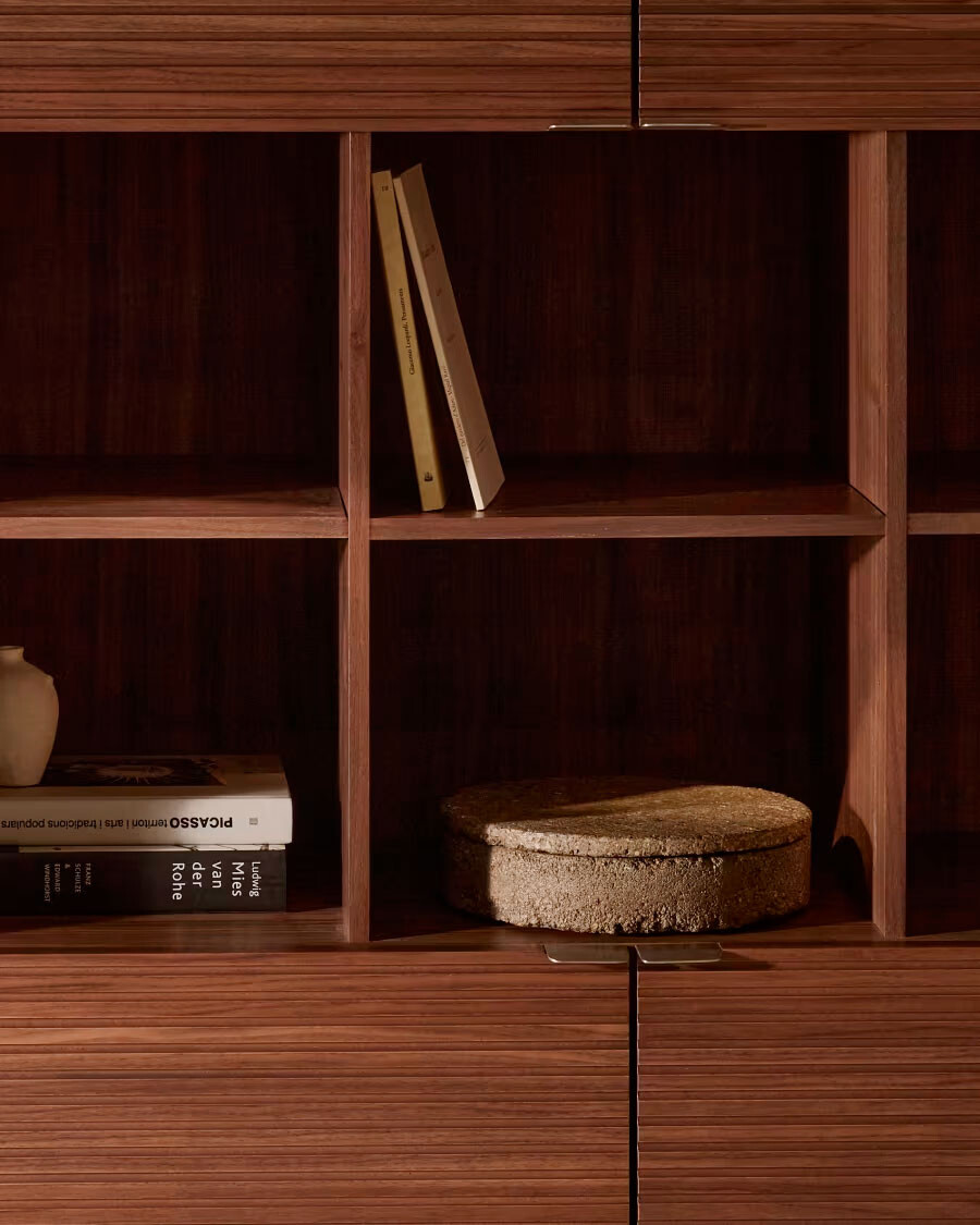 Caja decorativa de piedra Mirani Ø 15 cm