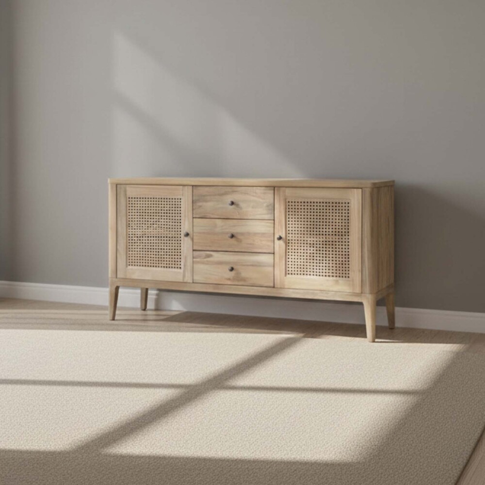 APARADOR MADERA NATURAL-BEIGE RENÉ