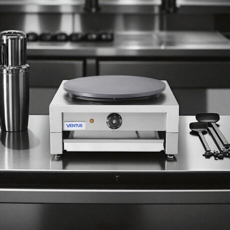 Crepera Eléctrica de Acero Inoxidable 40 cm Crepera Eléctrica de Acero Inoxidable 40 cm