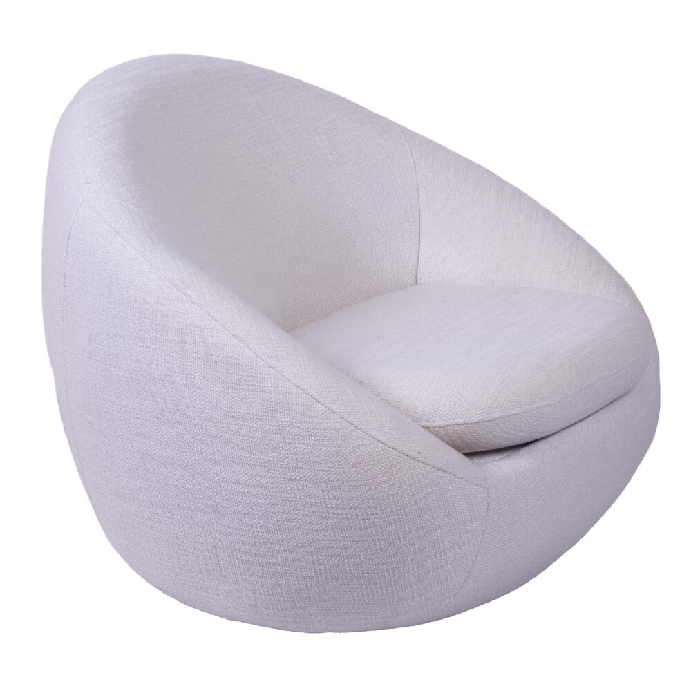 BUTACA GIRATORIA TELA NATURAL-BEIGE OSLO BEIGE