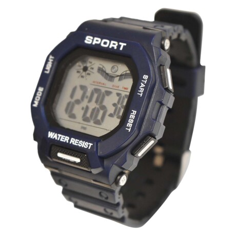 Reloj Deportivo p/ Hombre de Pulsera Waterproof Pantalla Luz Azul Oscuro