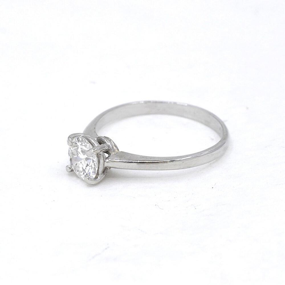 Anillo En Oro 18K Blanco Con Brillante Anillo En Oro 18K Blanco Con Brillante