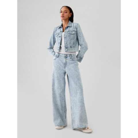BAGGY MR STUDDED SS ACID MALA LIGHT WASH