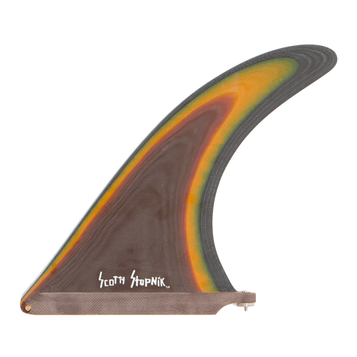 Quilla Captain Fin Scotty Stopnik 9.8" SINGLE FIN -Brown 