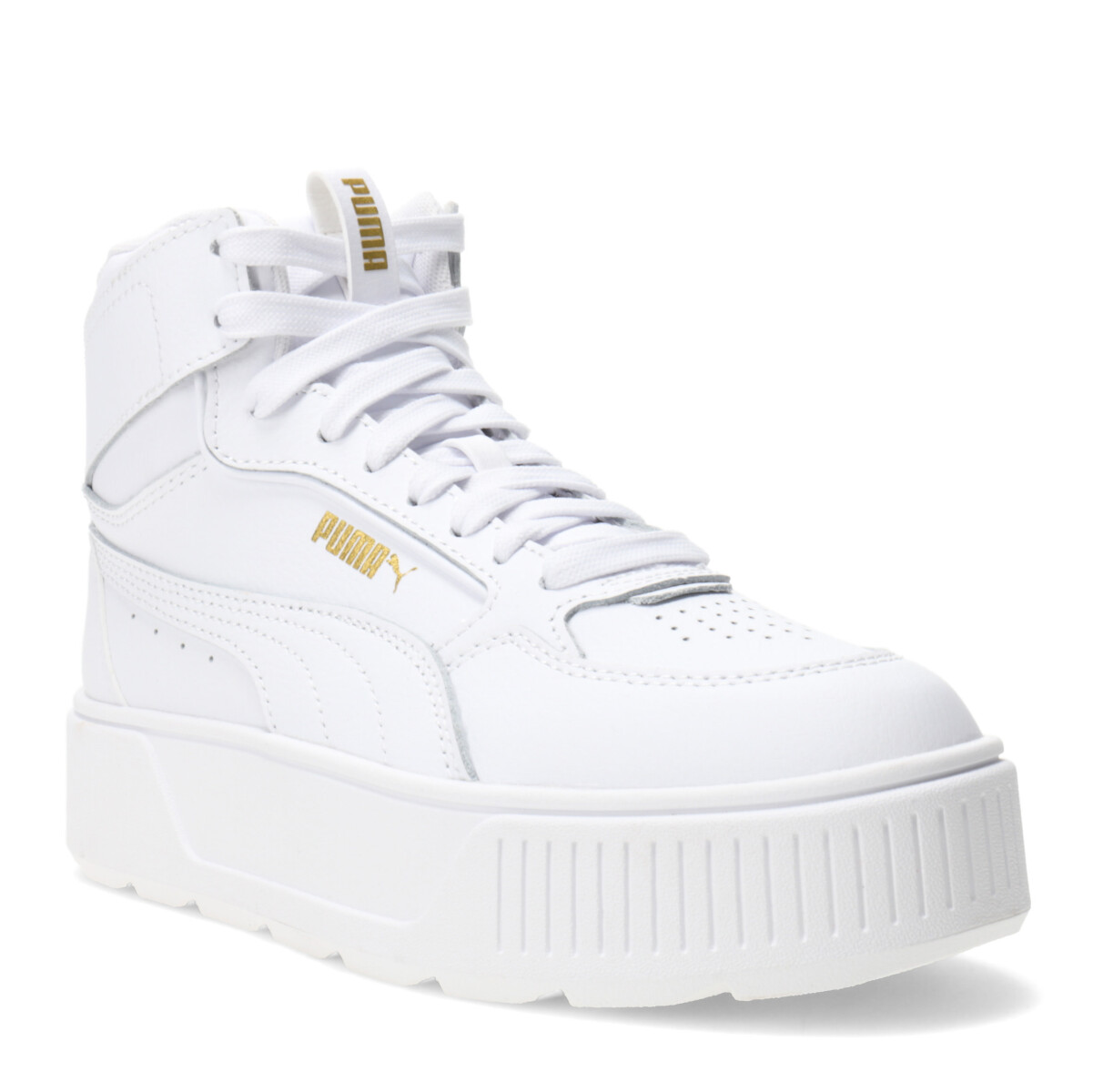 Championes de Mujer Puma Karmen Rebelle Mid - Blanco - Dorado 