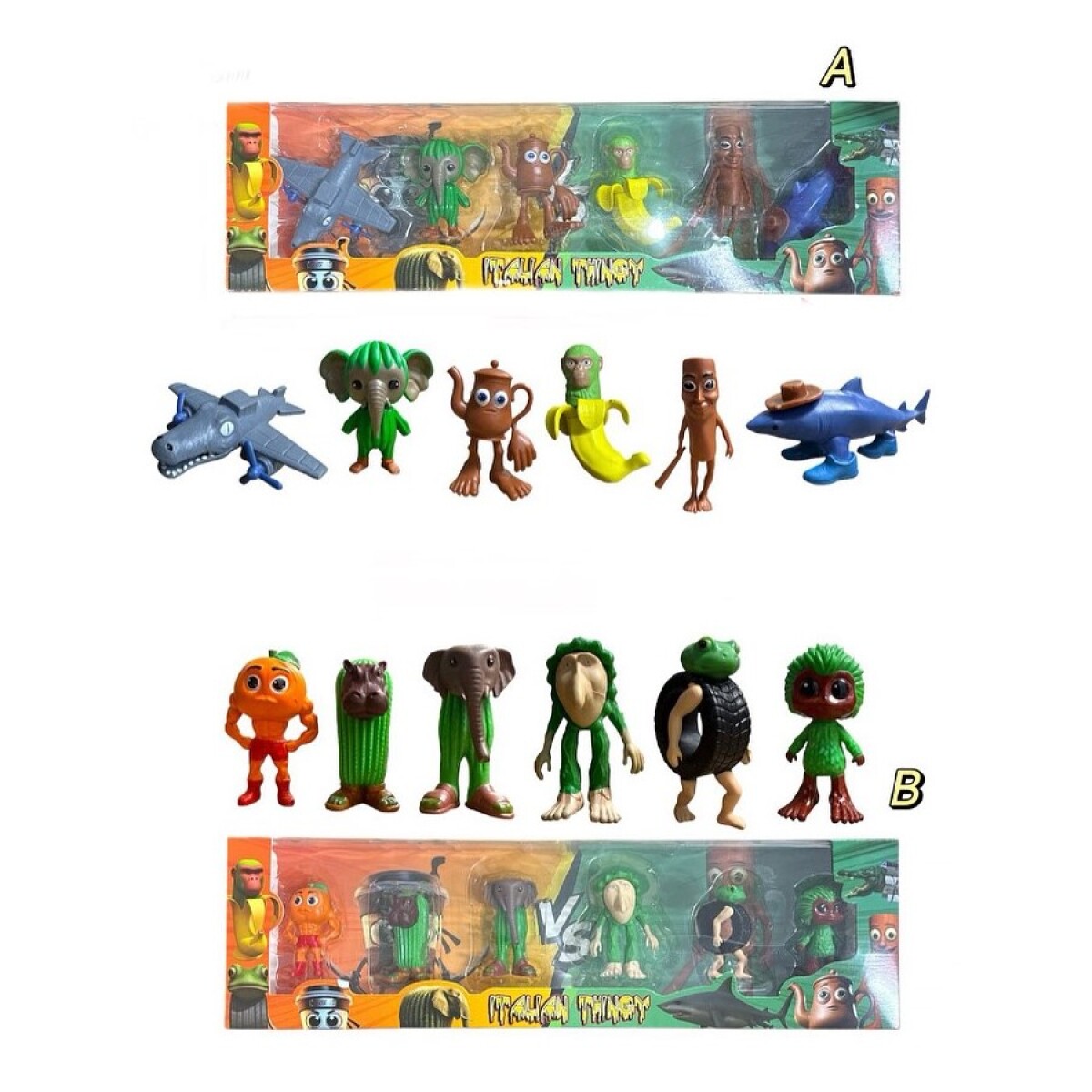 Pack X6 Muñecos Italian Thingy 2213 de 6CM Modelos Varios 