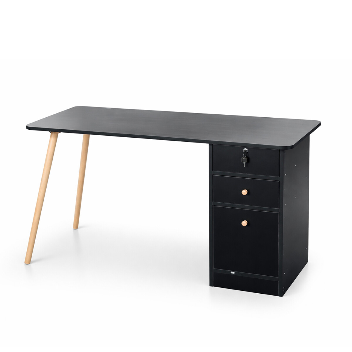 Escritorio estilo nórdico - Negro 