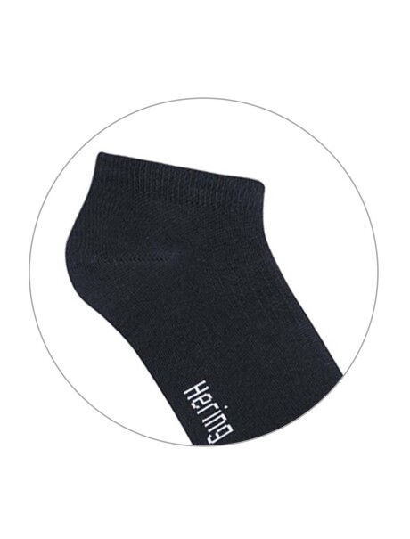 KIT DE 3 PARES DE MEDIAS UNISSEX NEGRO