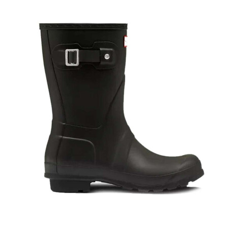 Botas Hunter Dama Short Negra Negra