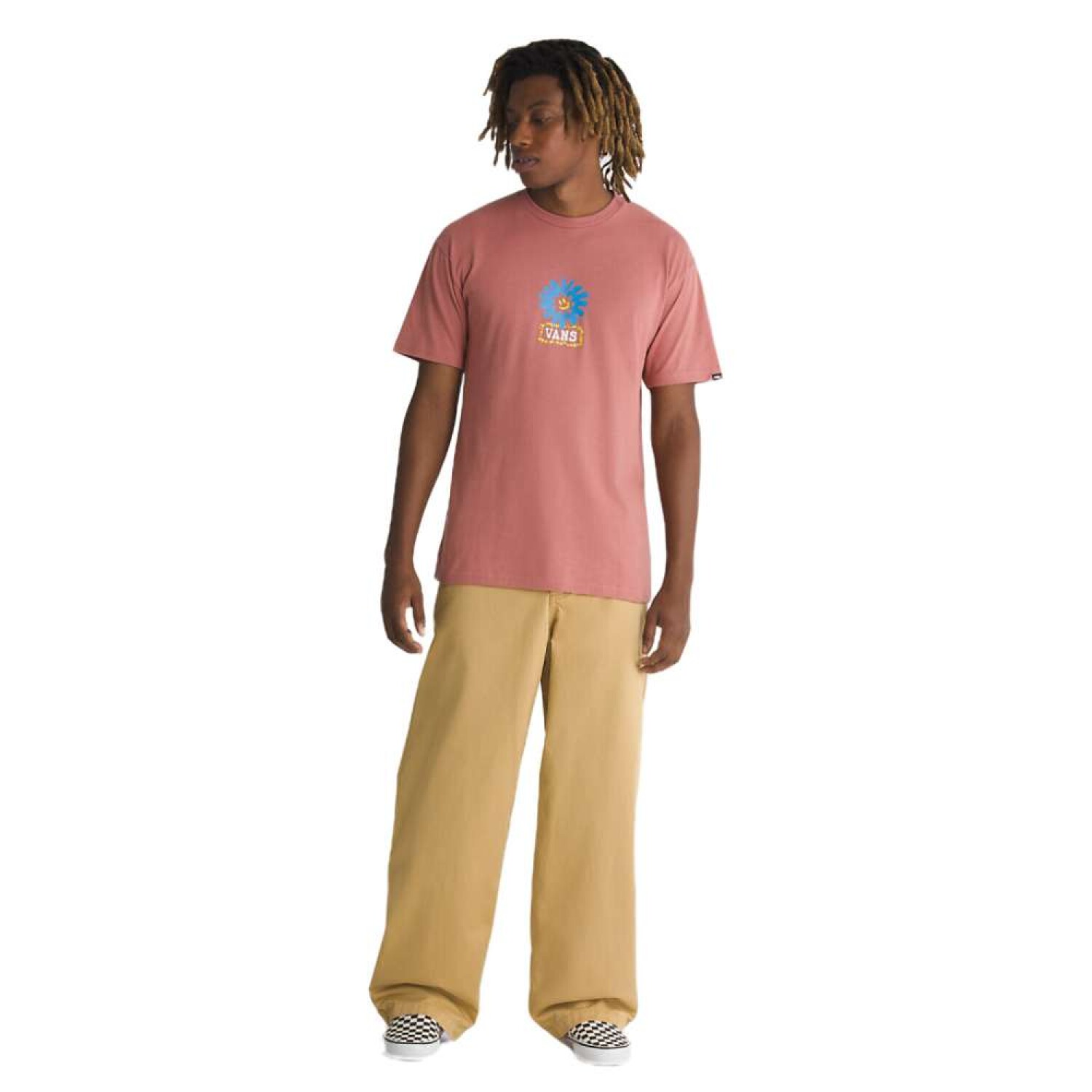 Pantalones vans hombre amarillo clearance
