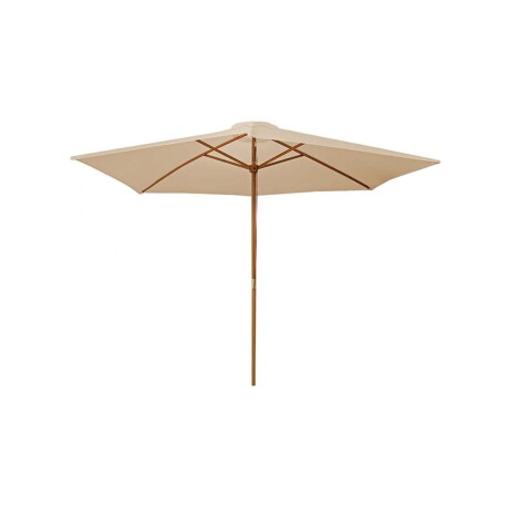 SOMBRILLA MADERA NATURAL-BEIGE NFWP