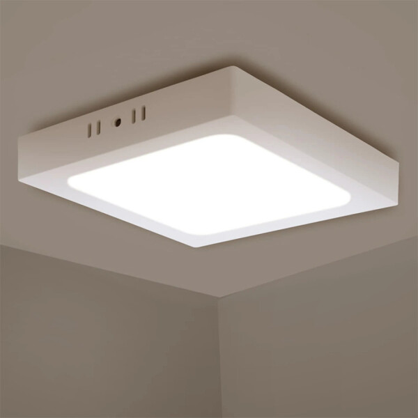 Set x4 Plafon Led 18w Panel Cuadrado 21x21 Spot Luz Calidad Set x4 Plafon Led 18w Panel Cuadrado 21x21 Spot Luz Calidad