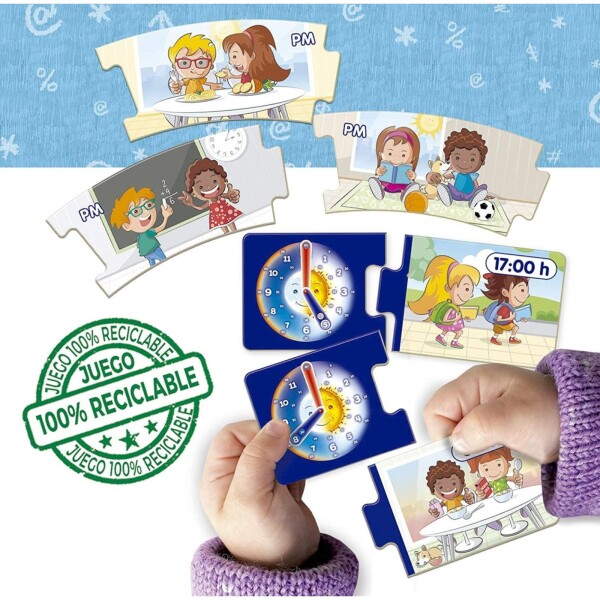 Puzzle Aprender Es Divertido Las Horas Rompecabezas Educa Puzzle Aprender Es Divertido Las Horas Rompecabezas Educa