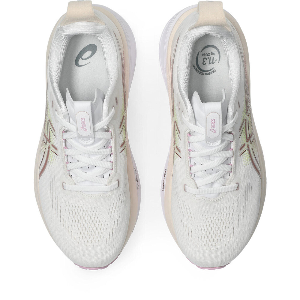 Zapatilla Running GEL-Kayano 33 Mujer White/hazy Lilac