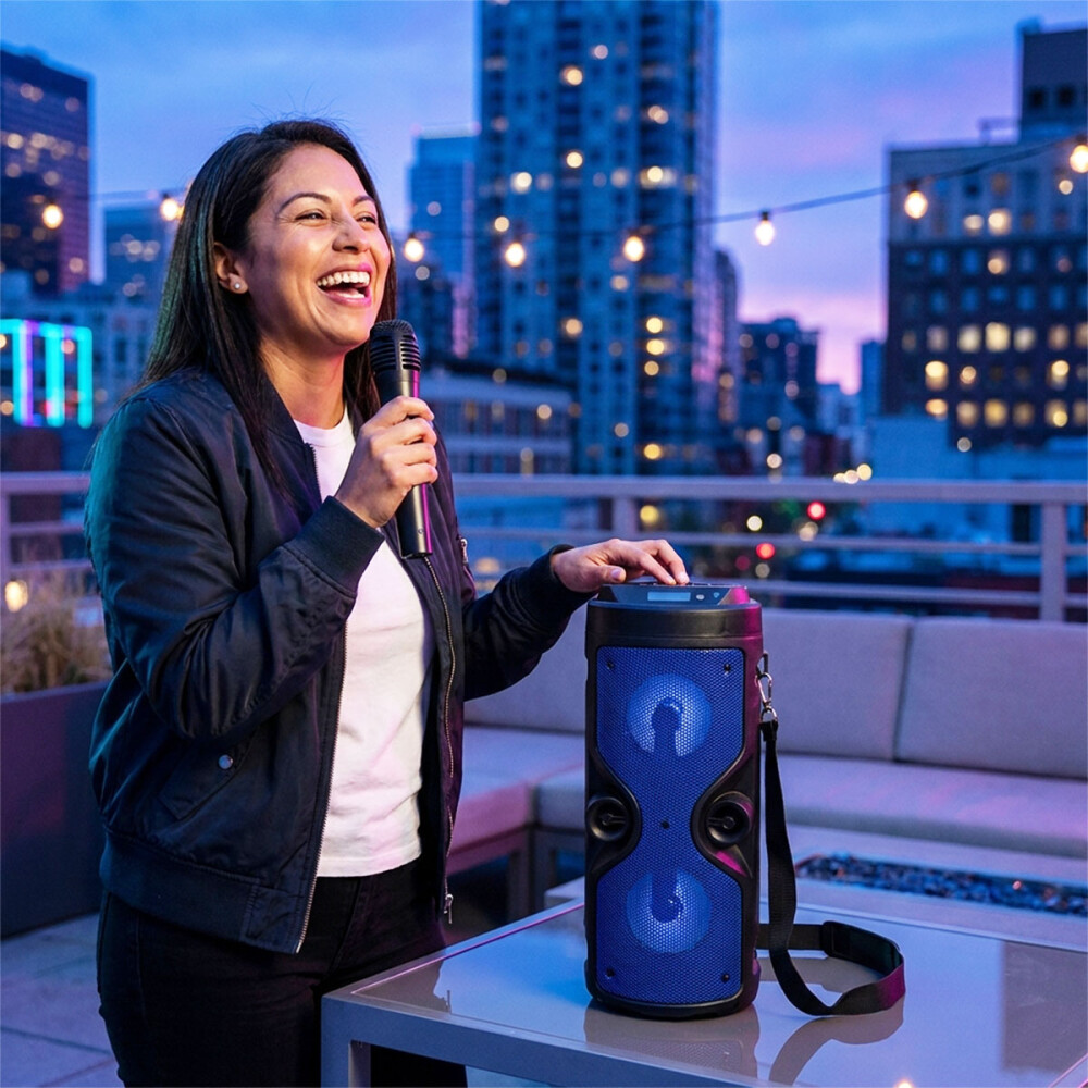 Parlante Grande Con Microfono Y Control Remoto Parlante Grande Con Microfono Y Control Remoto