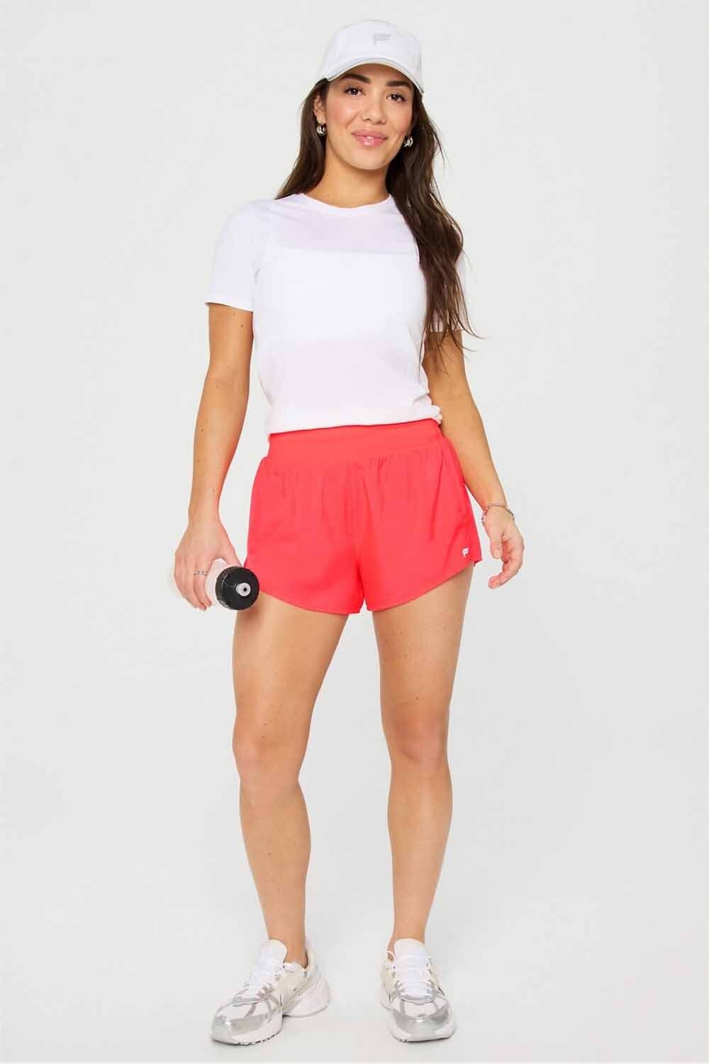 Top Feather Tech+ Short-Sleeve Mujer Classic White