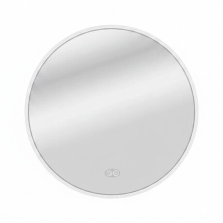 Espejo Lumax Doddy redondo con desempañador y luz 60cm Blanco