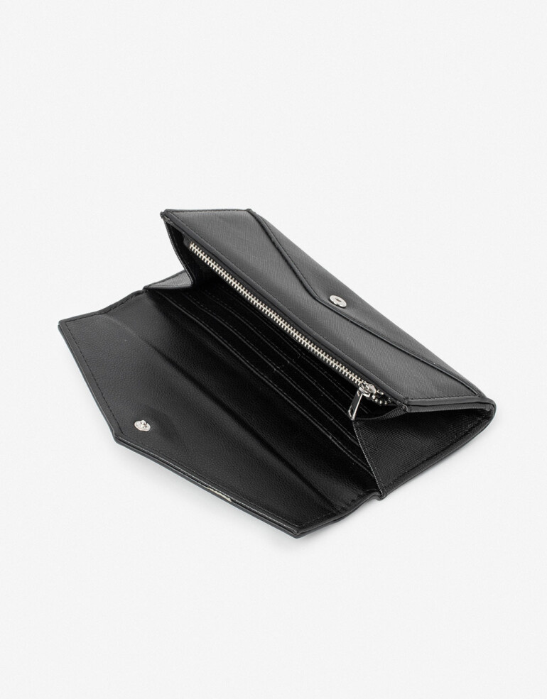 Ficheros Solapa Billetera Formato Fichero - Negro