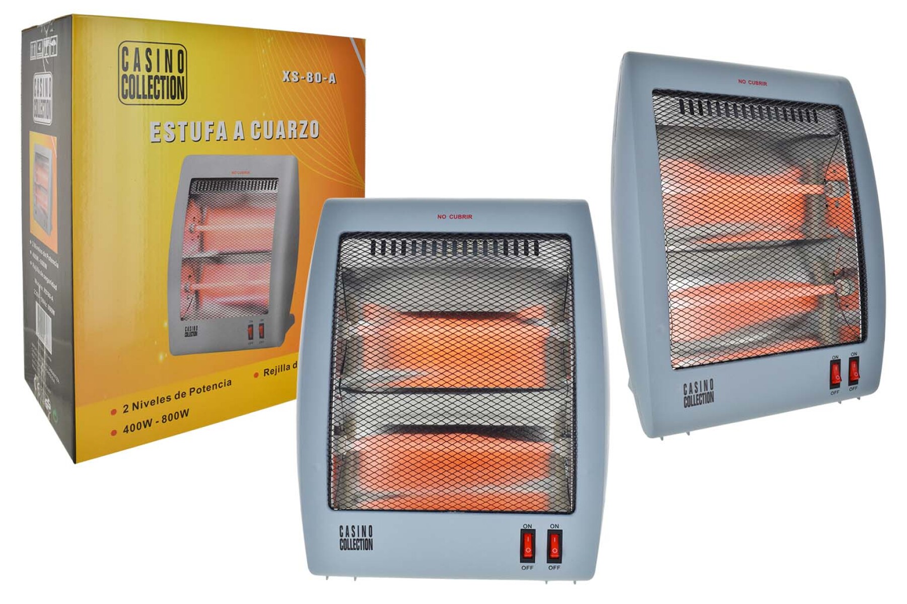ESTUFA A CUARZO 400/800W 