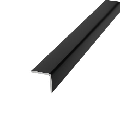 Tapacanto De Aluminio Negro 10x10Mm. Tapacanto De Aluminio Negro 10x10Mm.