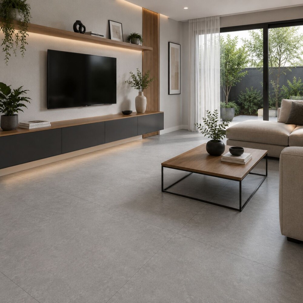 Porcelanato Broadway Dark Grey 120x120cm Satinado y Rectificado Porcelanato Broadway Dark Grey 120x120cm Satinado Y Rectificado