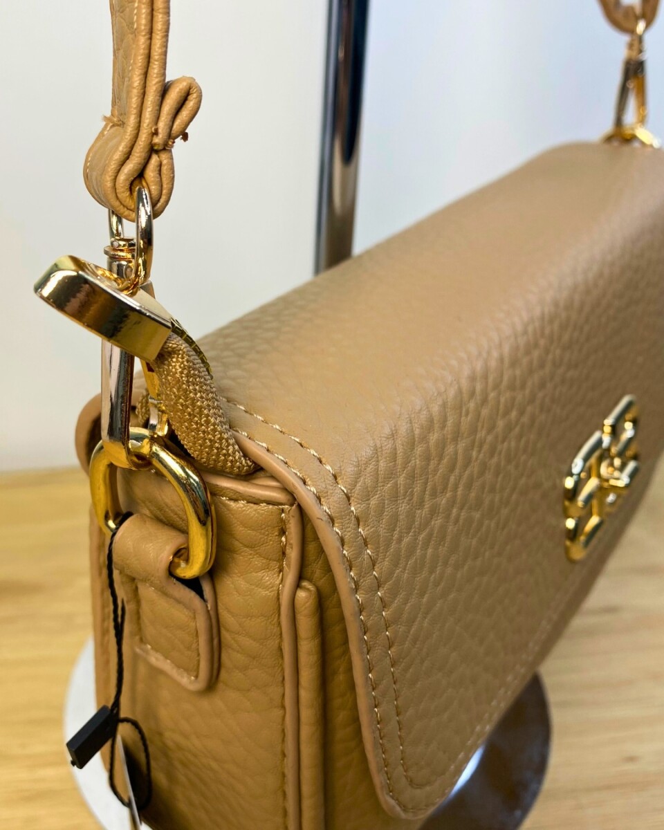 Cartera Cuerina Sweety Wanna - Tostado 
