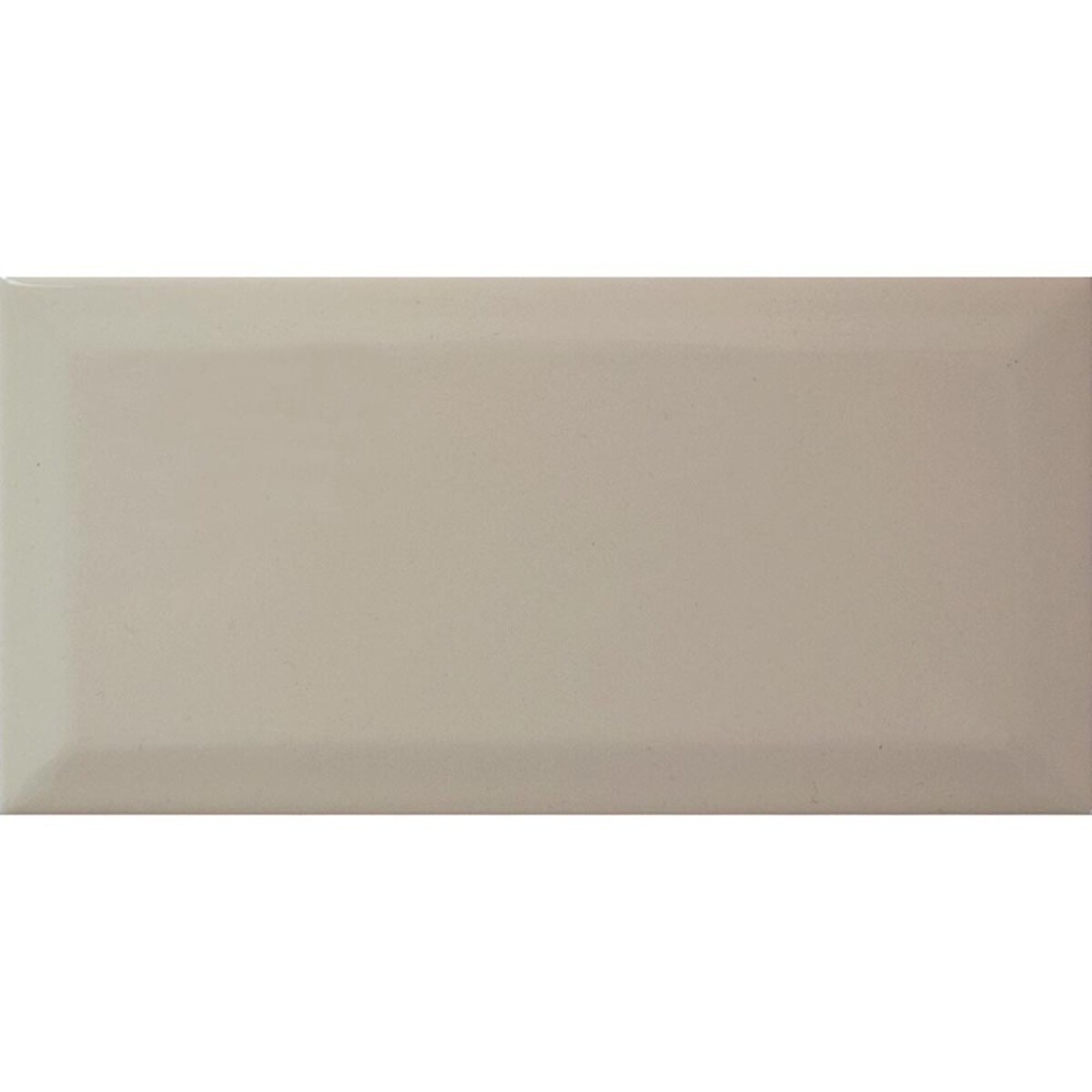 Cerámica Biselada Crema Bx "a" 10x20 Cm 