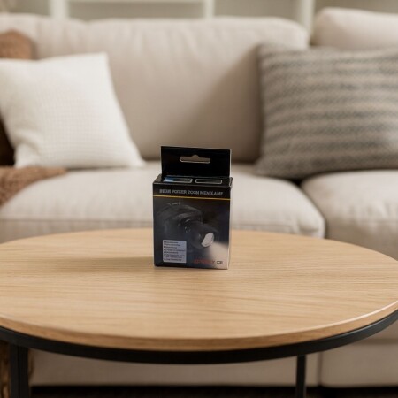 LINTERNA MINERO 1W 100 LUMENES NEGRO