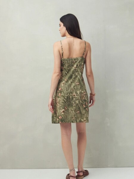 VESTIDO D.CASSIN BAMBU VERDE