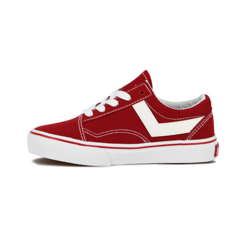 Pony Kids Champion Old School Casual Lona-Gamuza Red Rojo