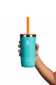 Kids 12oz Tumbler with Straw and Boot Seaspray