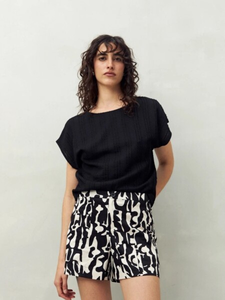BLUZA D.CASSIN LUNA NEGRO