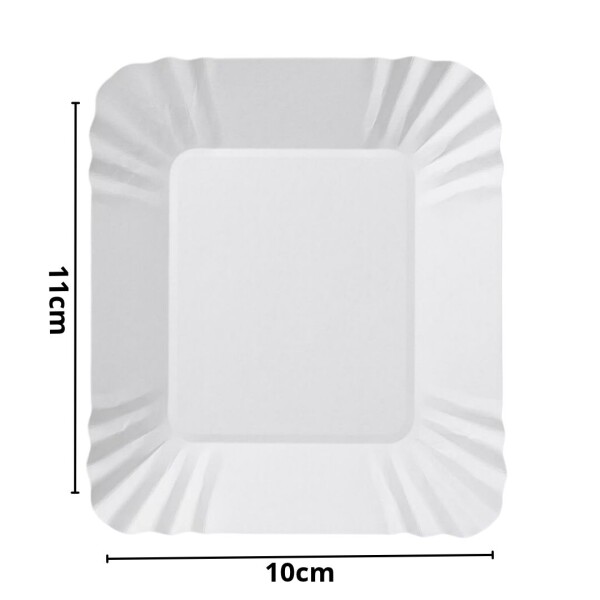 BANDEJA DE CARTÓN 50 UNI • 11x10cm BANDEJA DE CARTÓN 50 UNI • 11x10cm
