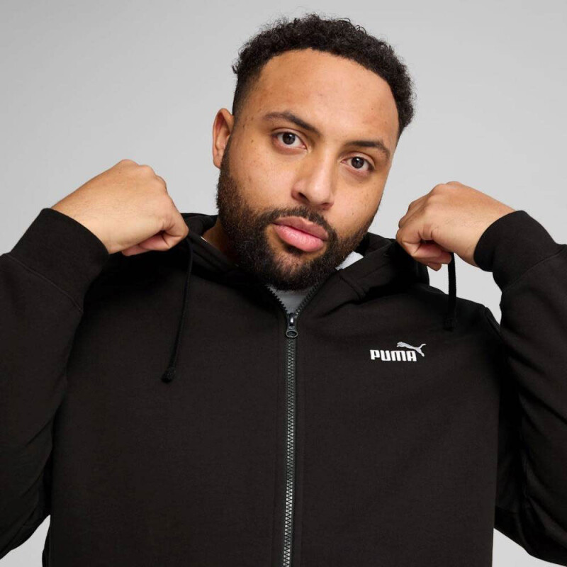 Campera de Hombre Puma Full Zip Negro